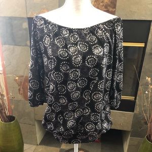Anthropologie Lux Casual Off The Shoulder Dress.